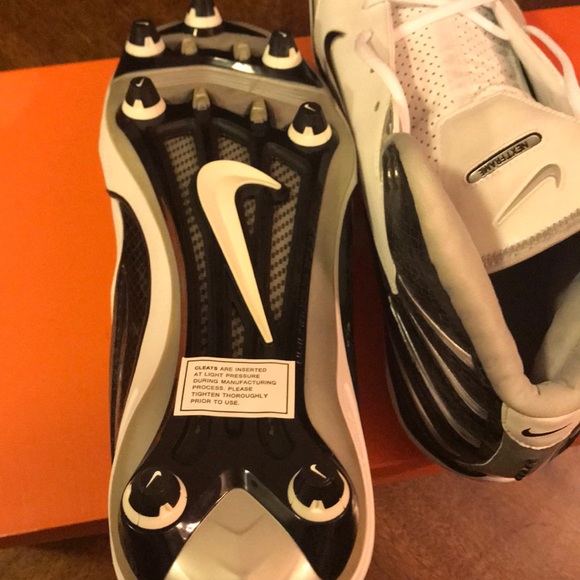New box Nike air zoom assassin football cleats white black mens 316139 101 sz 12
